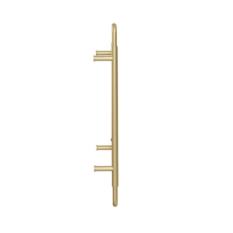 Swiss Madison Ivy 8-Bar Electric Towel Warmer in Brushed Gold