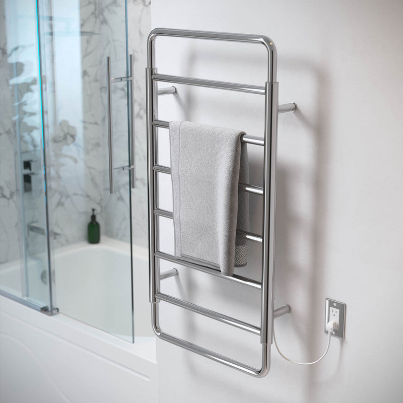 Swiss Madison Ivy 8-Bar Electric Towel Warmer in Chrome