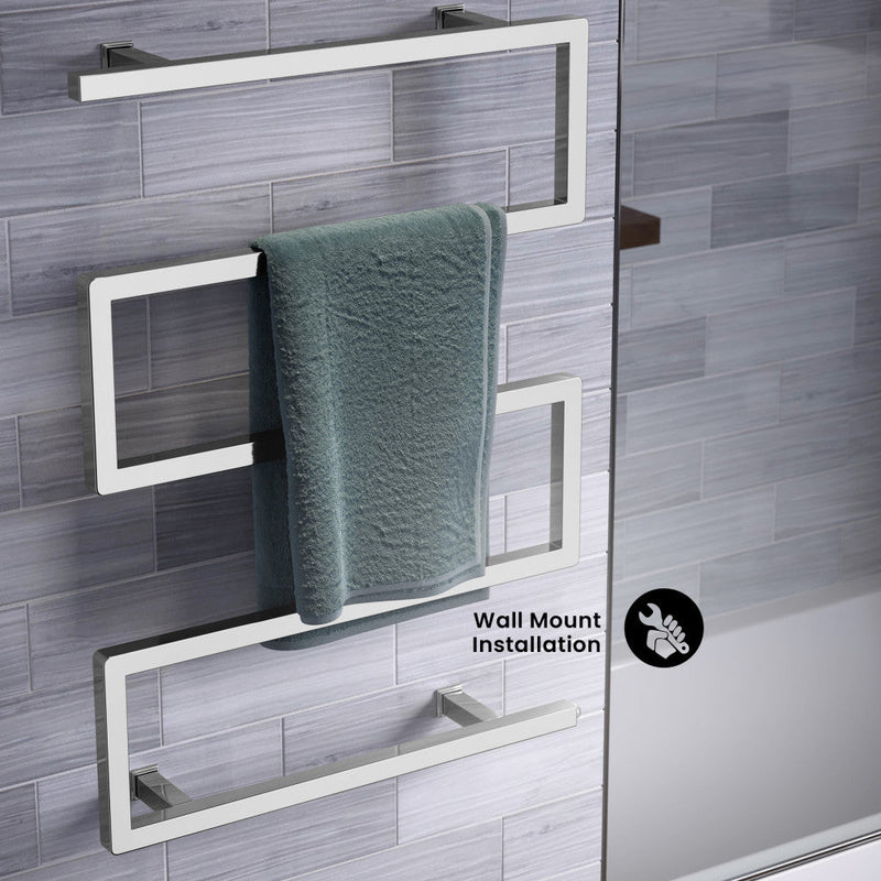 Swiss Madison Voltaire 5-Bar Electric Towel Warmer in Chrome