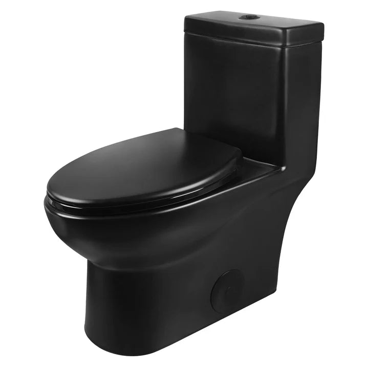 DeerValley ALLY One-Piece Elongated Toilet, 1.1/1.6GPF Dual-Flush with Multiple Colors DV-1F52816