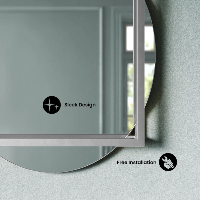 Swiss Madison Pierre 35.5 in. Vanity Mirror in Chrome SM-VM50C