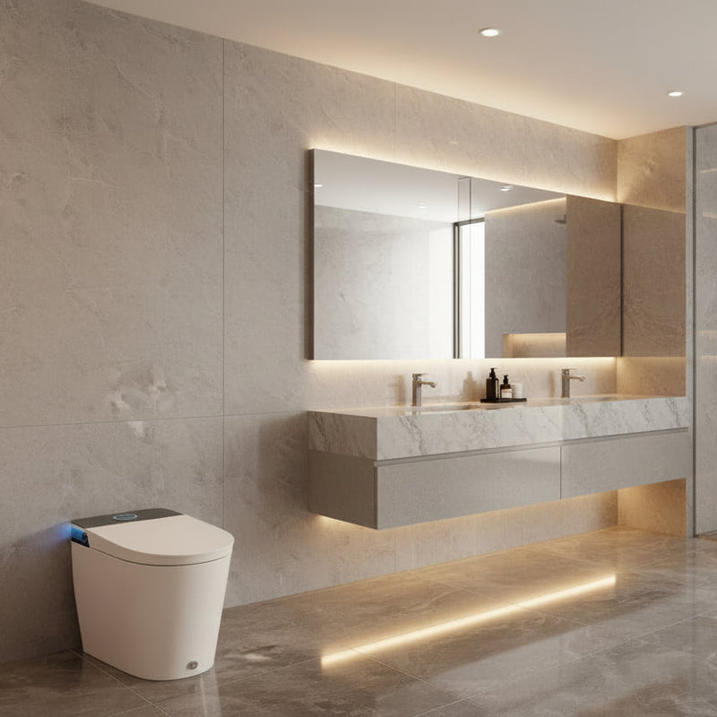 HOROW T38P Smart Toilet With Flush Tank And ADA Compliance For 12 Inch Rough In Model