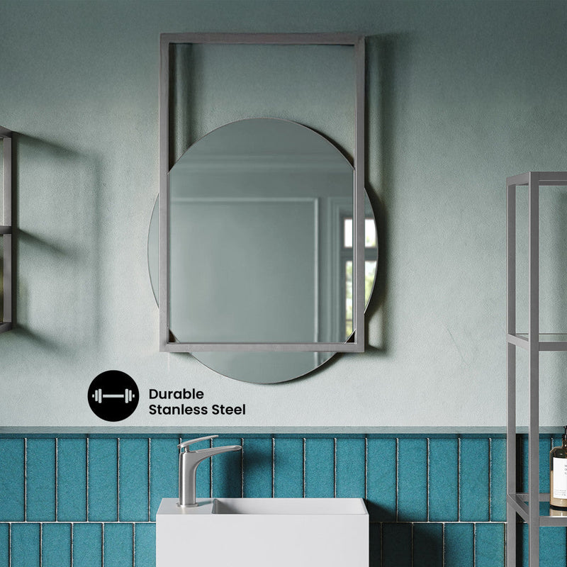 Swiss Madison Pierre 35.5 in. Vanity Mirror in Chrome SM-VM50C