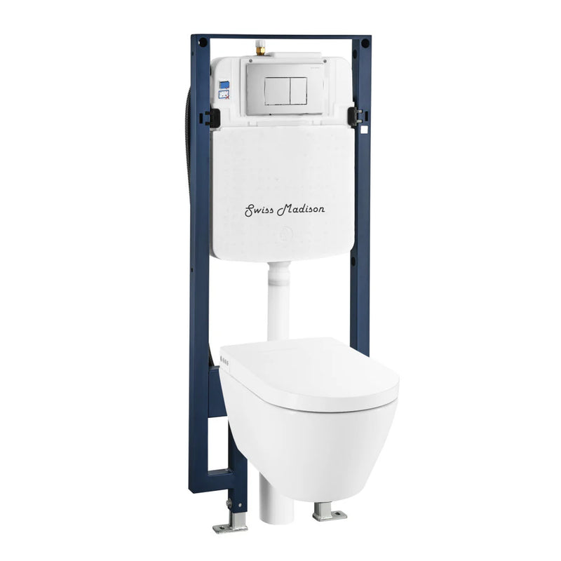 Swiss Madison Pur Smart Wall-Hung Toilet with Bidet Bundle SM-STK0804PS