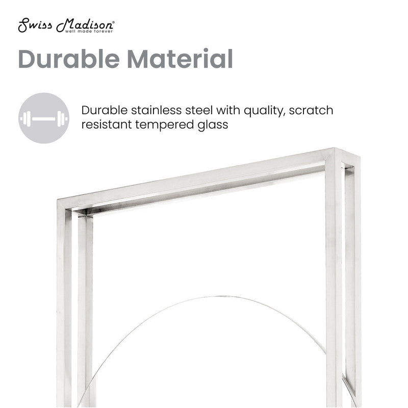 Swiss Madison Pierre 35.5 in. Vanity Mirror in Chrome SM-VM50C