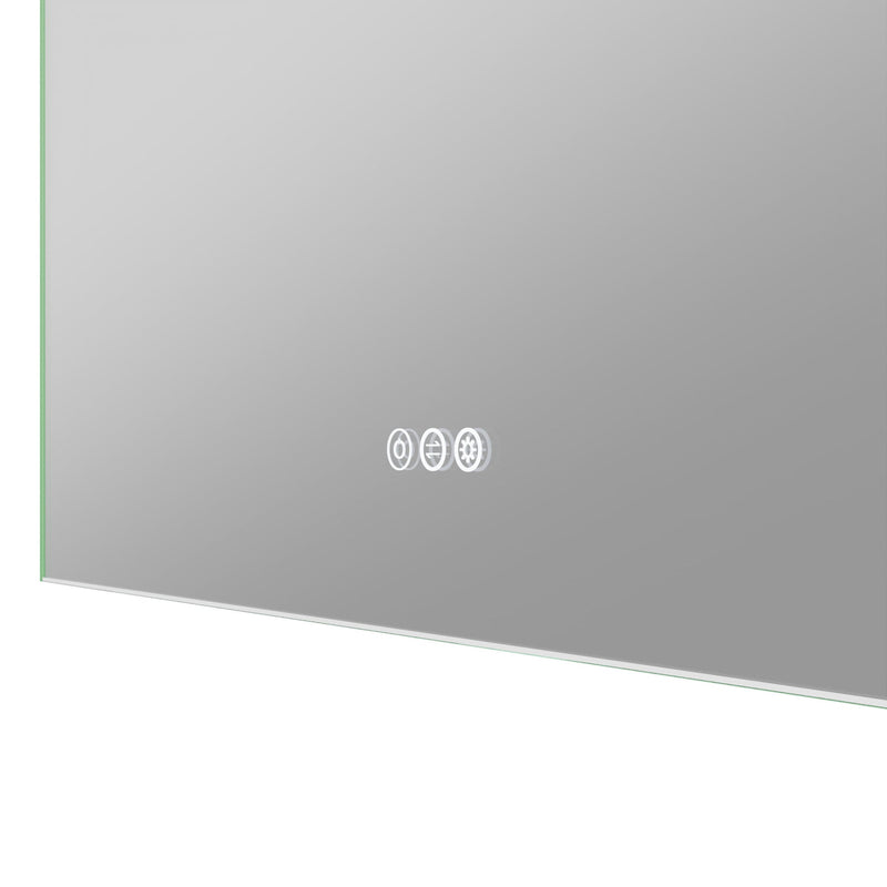 ANZZI Rectangular LED Smart Mirror (24x32 or 28x32 in.), Copper-Free, Adjustable CCT, Built-in Defogger, UL-Certified