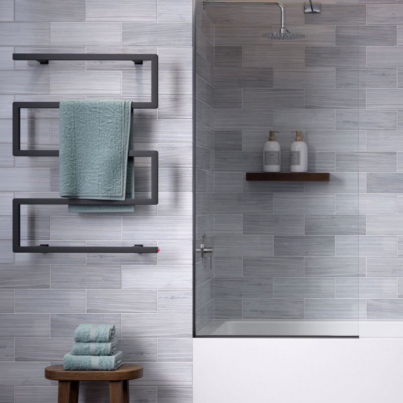 Swiss Madison Voltaire 5-Bar Electric Towel Warmer in Matte Black