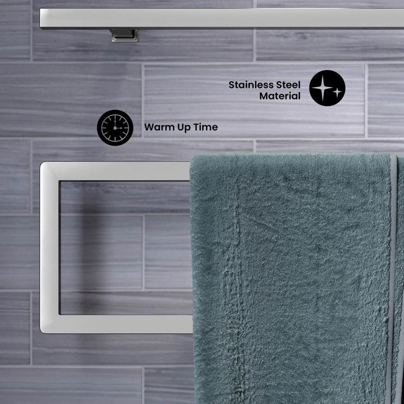 Swiss Madison Voltaire 5-Bar Electric Towel Warmer in Chrome