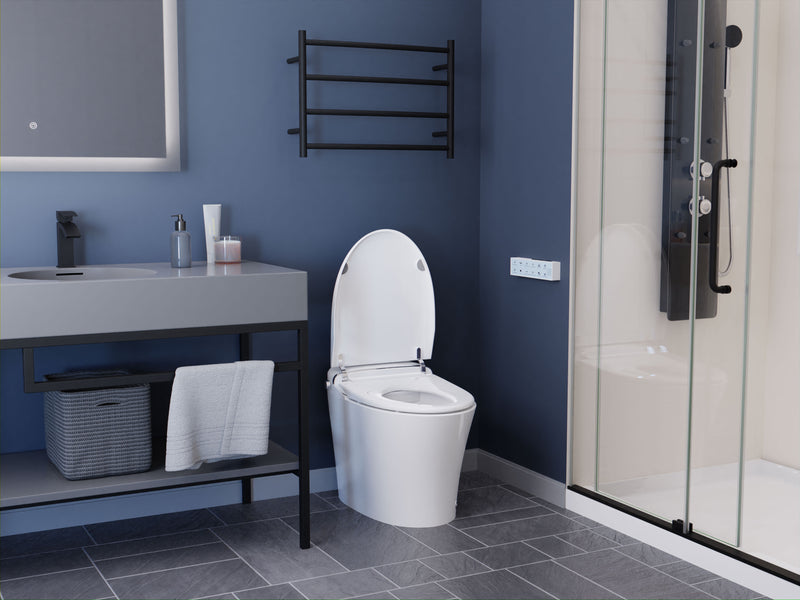 ANZZI ENVO Aura Smart Bidet Toilet Elongated TL-STSF851WH