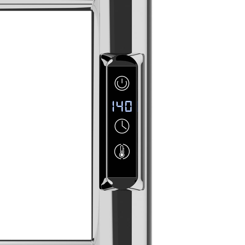 ANZZI Elgon Series 14-Bar Wall Mounted Towel Warmer (20.86" W x 48.62" H), Dual Installation (Hardwire/Plug-In), Quick Warm Time, Rhino Alloy Certified