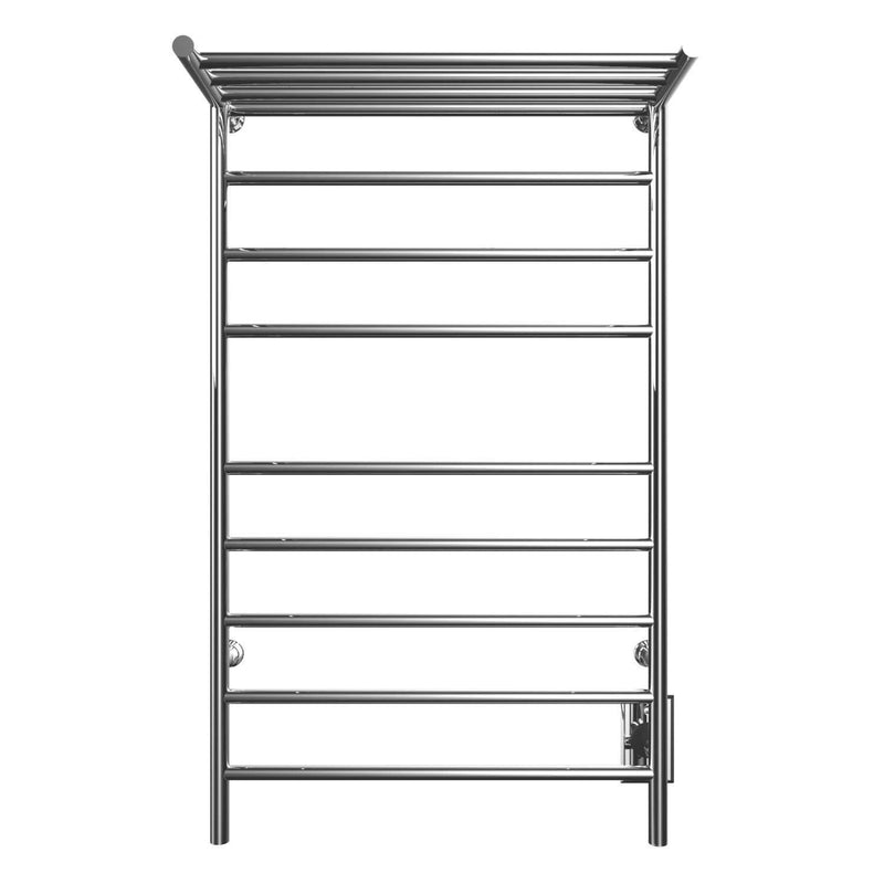 ICO Kontour Angle Electric Hardwired Towel Warmer with Shelf