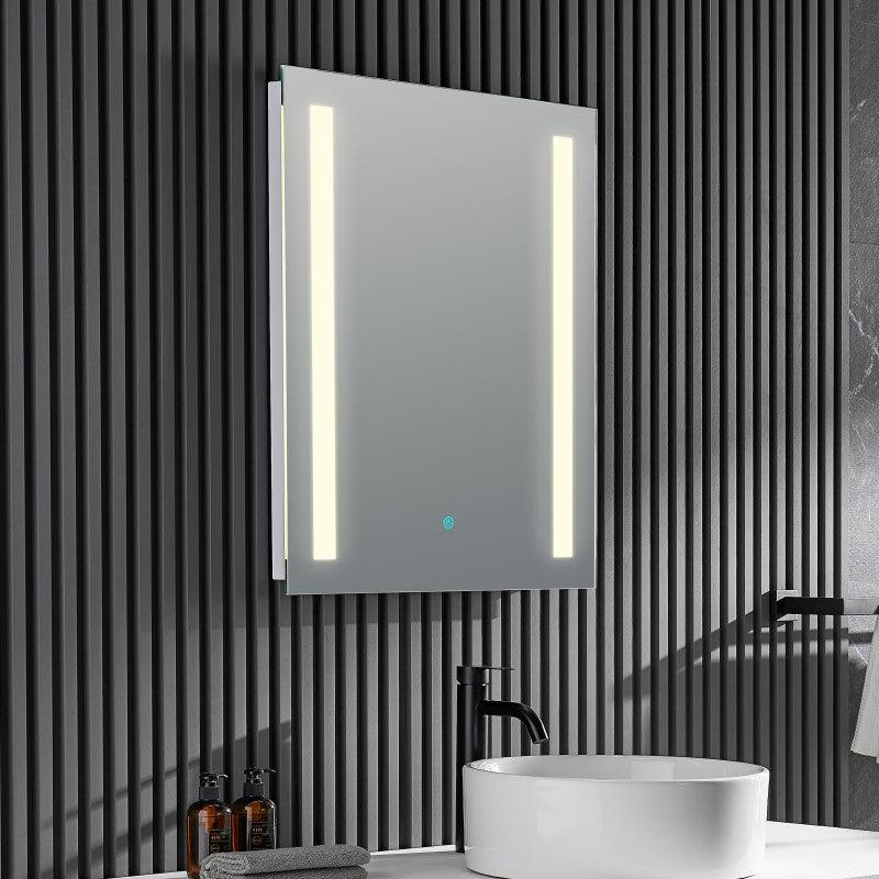 ANZZI Mantra 30 in. H x 24 in. W LED Bathroom Mirror BA-LMDFV002WH