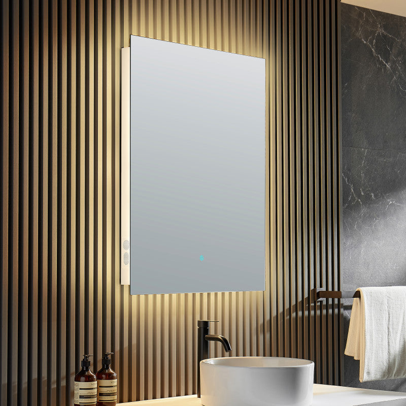ANZZI Stellar Frameless LED Bathroom Mirror 36 in. H x 28 in. BA-LMDFXBT005WH