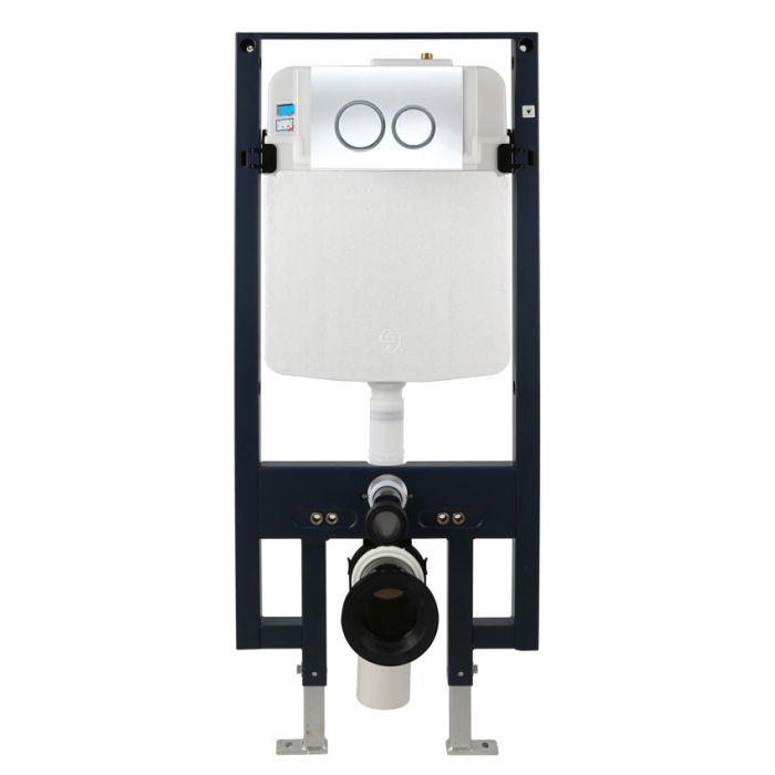 EAGO PWG380 Dual Flush Wall Mounted Toilet Tank Carrier for WD332, WD390