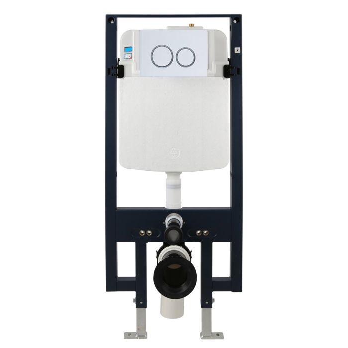 EAGO PWG380 Dual Flush Wall Mounted Toilet Tank Carrier for WD332, WD390