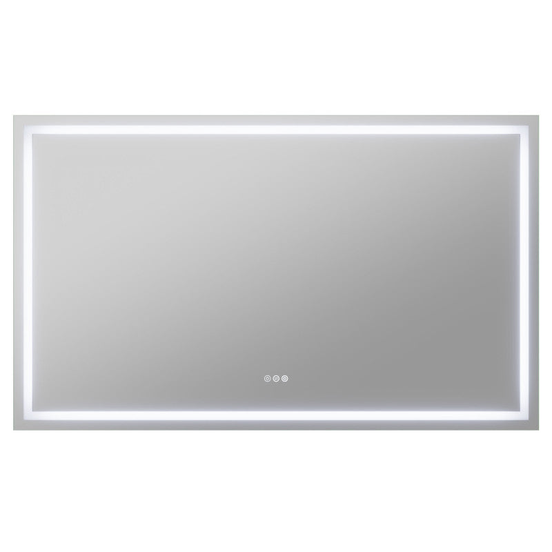 ANZZI Frameless LED Front/Back Light Bathroom Mirror with Defogger 36-in. x 60-in.
