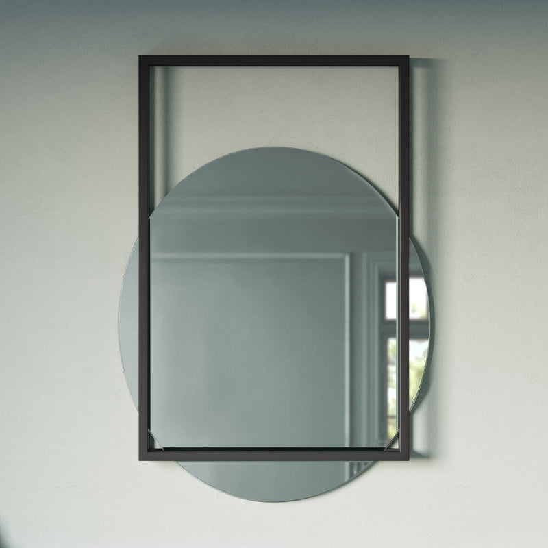 Swiss Madison Pierre 35.5 in. Vanity Mirror in Matte Black SM-VM50MB