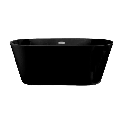 Swiss Madison Claire 60 in. Freestanding Bathtub Matte Black Side View SM-FB590MB