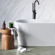 Swiss Madison Lafayette 67 in. Freestanding Bathtub White Lifestyle View