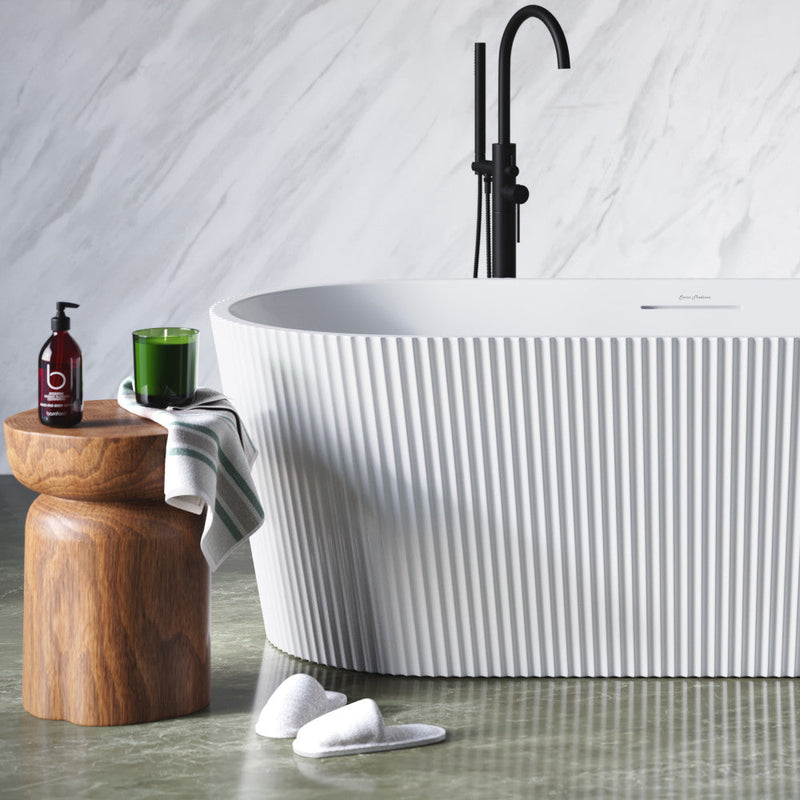 Swiss Madison Lafayette 67 in. Freestanding Bathtub White Lifestyle View