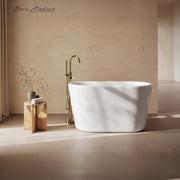 Swiss Madison Nanterre 51 in. Japanese Soaking Bathtub Angle View