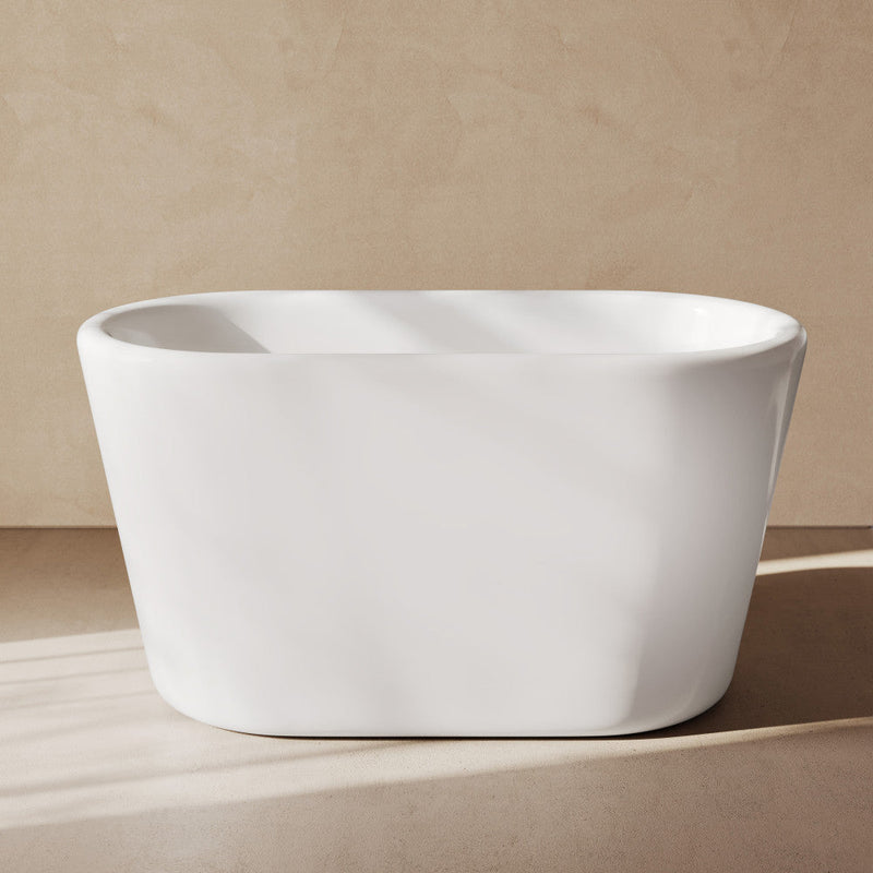 Swiss Madison Nanterre 51 in. Japanese Soaking Freestanding Bathtub Dimensions SM-FB9402GW