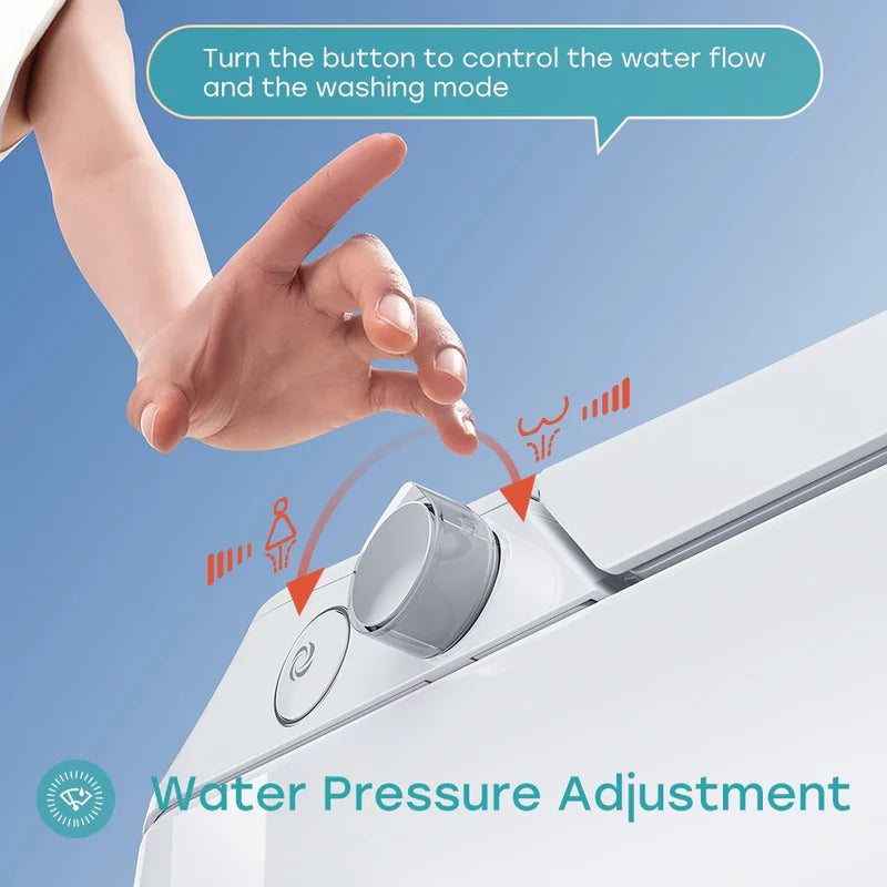 HOROW T30 Bidet Toilet With Non Electric Seat For 12 Inch Rough In ADA Height