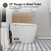 HOROW T30-NE bidet toilet side view