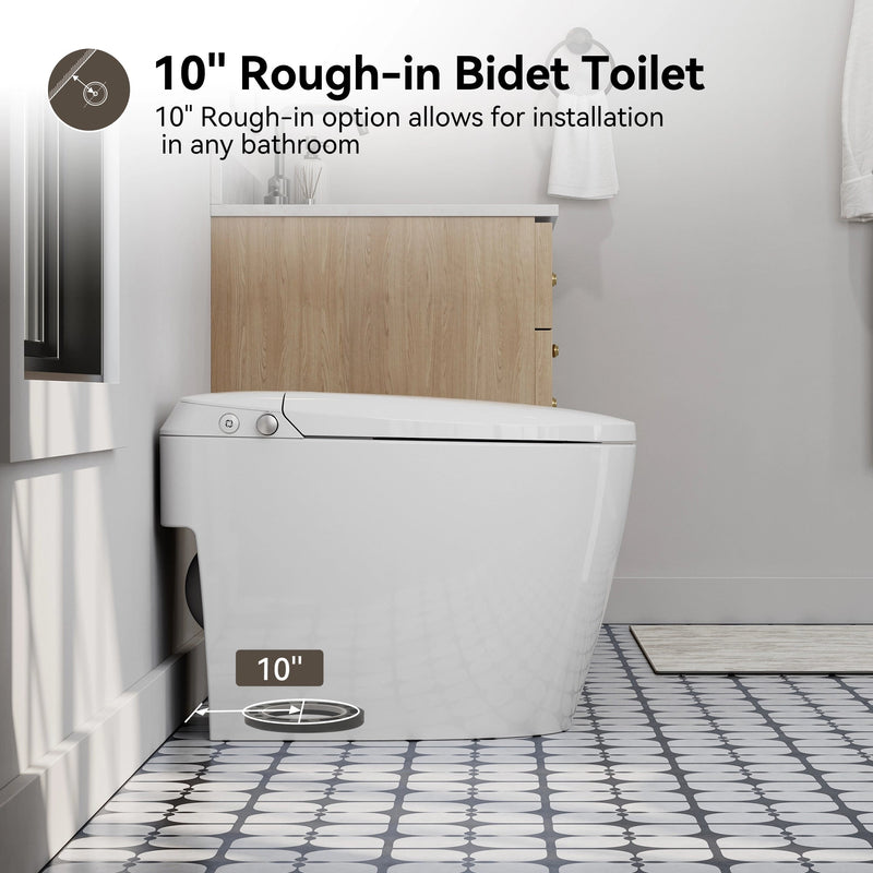 HOROW T30-NE bidet toilet side view