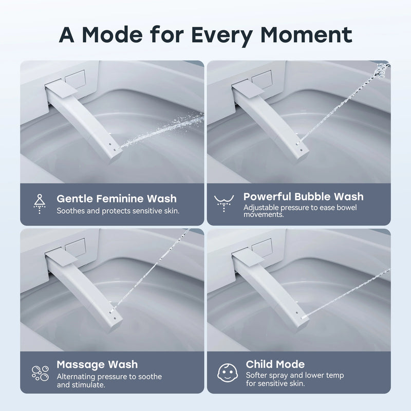 HOROW T39 Smart Toilet with Built-In Tank & Pump, ADA Dual Flush