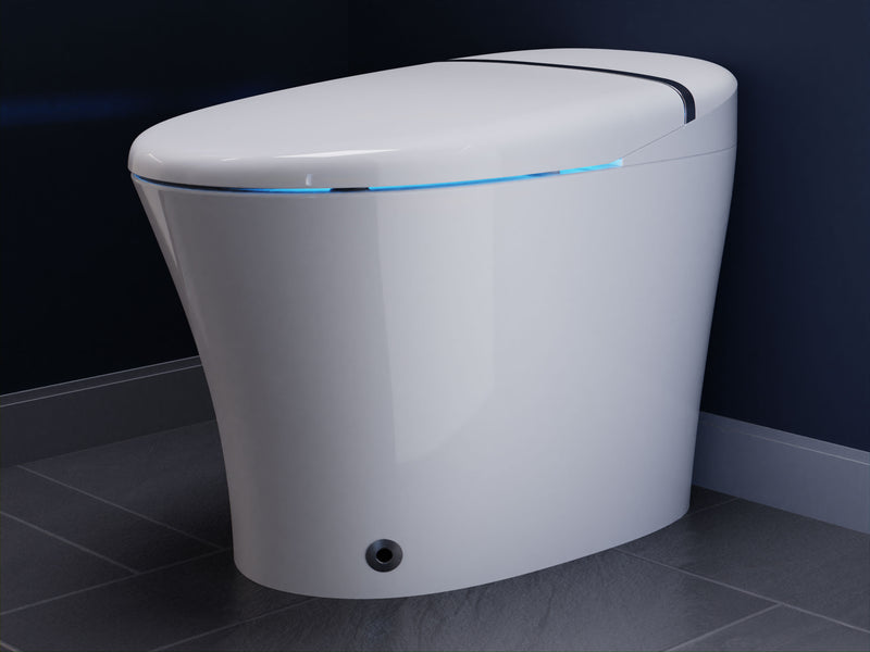 ANZZI ENVO Aura Smart Bidet Toilet Elongated TL-STSF851WH