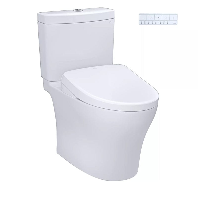 TOTO Aquia IV Washlet + S7 1.28 & 0.9 GPF Two Piece Universal Height