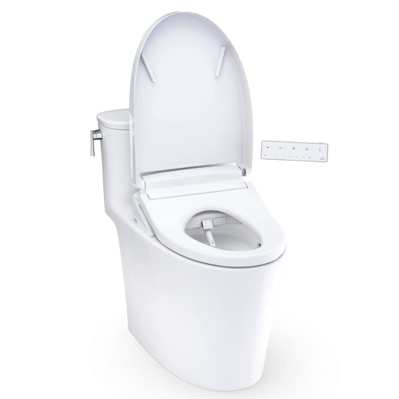 TOTO Aurora 1G WASHLET+ S7A toilet with lid open