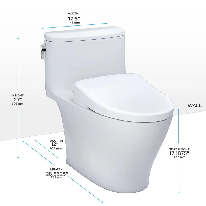 TOTO Nexus Washlet + S7A 1.0 GPF One Piece