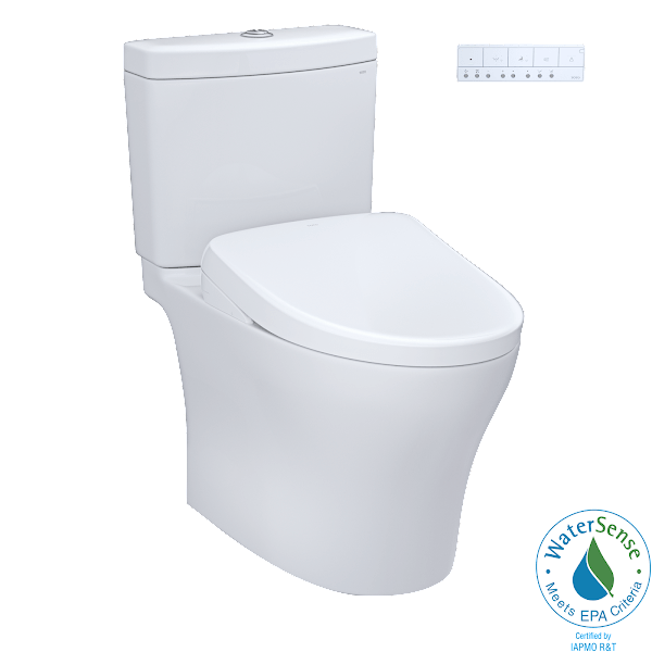 TOTO Aquia IV Washlet + S7 1.28 & 0.9 GPF Two Piece