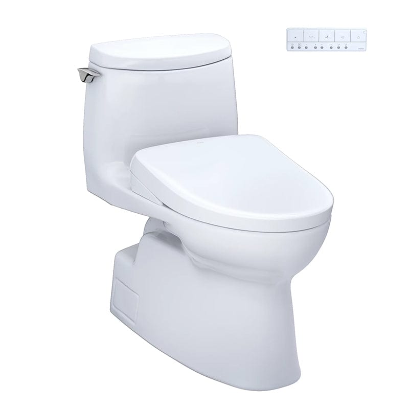 TOTO Carlyle II WASHLET plus S7 One Piece Toilet 1.0 GPF MW6144726CUFGA#01