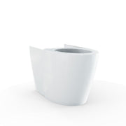 TOTO CT7631CEMFG G5A toilet bowl unit rear three quarter view showing skirted design