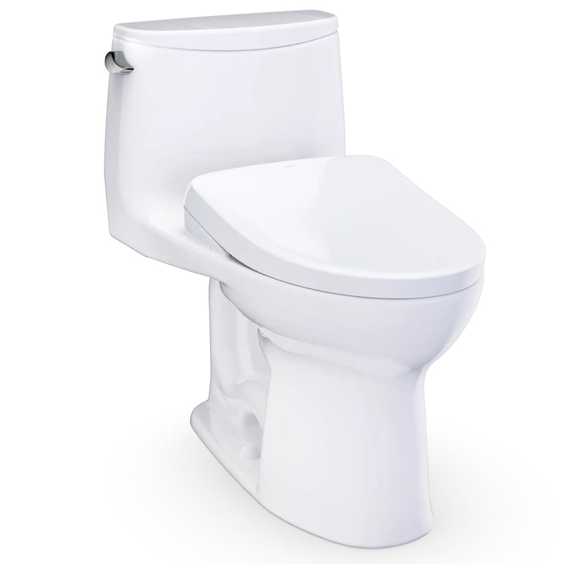 TOTO UltraMax WASHLET+ one piece toilet with high profile tank
