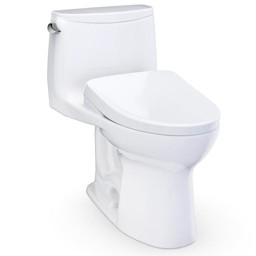 TOTO UltraMax WASHLET+ one piece toilet with high profile tank