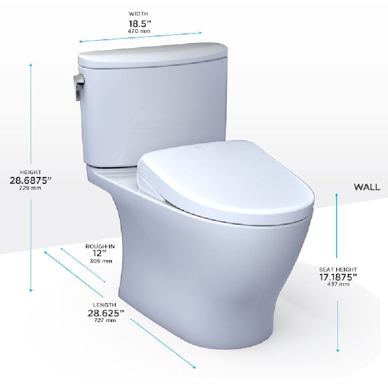 TOTO Nexus Washlet + S7 1.0 GPF Two Piece