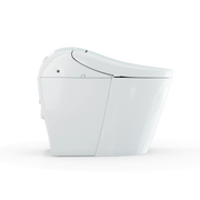 TOTO WASHLET G5A Lite Integrated Smart Toilet MS7421CEMFG left side profile view Cotton White