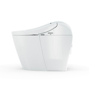 TOTO WASHLET G5A Lite Integrated Smart Toilet MS7421CEMFG right side profile view Cotton White