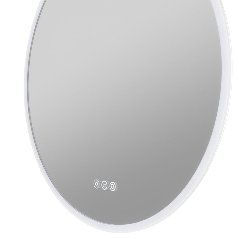 ANZZI Round LED Smart Mirror 24 28 32 Inch BA-LMDFX1859-PRX