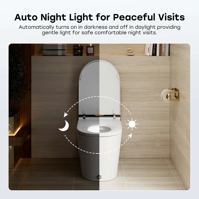 HOROW X70 Smart Toilet with Built-In Tank and Pump