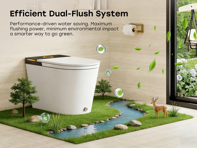 HOROW X70 Smart Toilet with Built-In Tank and Pump