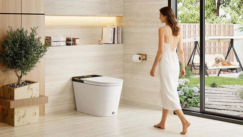 HOROW X70 Smart Toilet with Built-In Tank and Pump