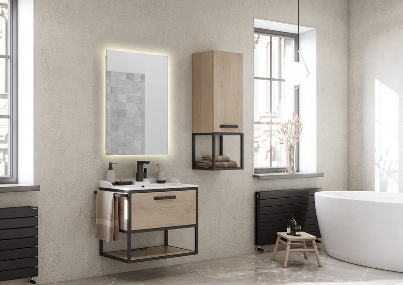 ANZZI Stellar Frameless LED Bathroom Mirror 36 in. H x 28 in. BA-LMDFXBT005WH
