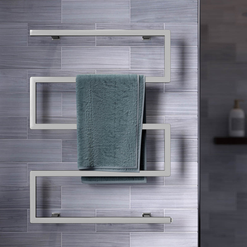 Swiss Madison Voltaire 5-Bar Electric Towel Warmer in Chrome